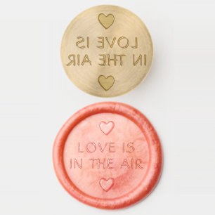 Love Is in the Air Romantic Fairytale Wedding Wax Seal Stamp
