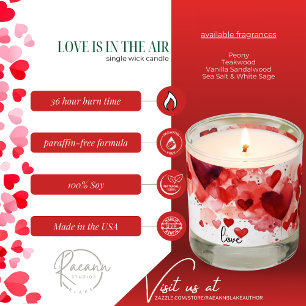  Love is in the Air Scented Jar Candle