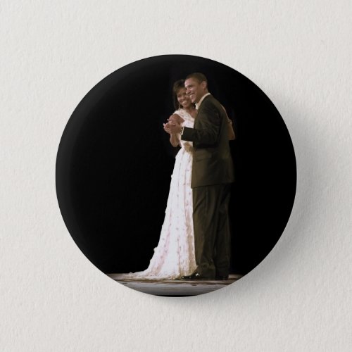 Love is in the Air The First Couple Dancing Button