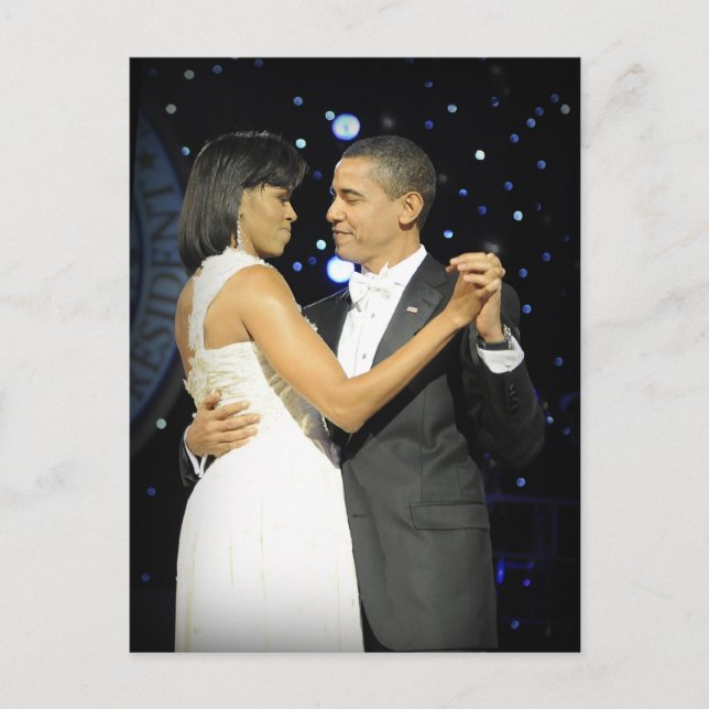 Love is in the Air, The First Couple Dancing II Postcard (Front)