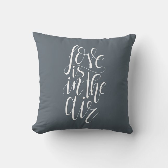 Love Is In The Air Throw Pillow (Front)