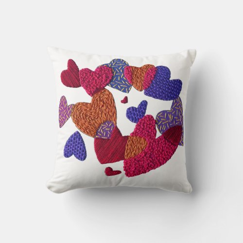 Love is in the air throw pillow