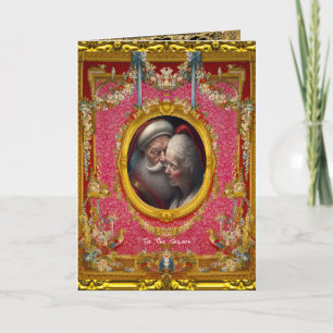 Love is in the air Tis the season Christmas Card