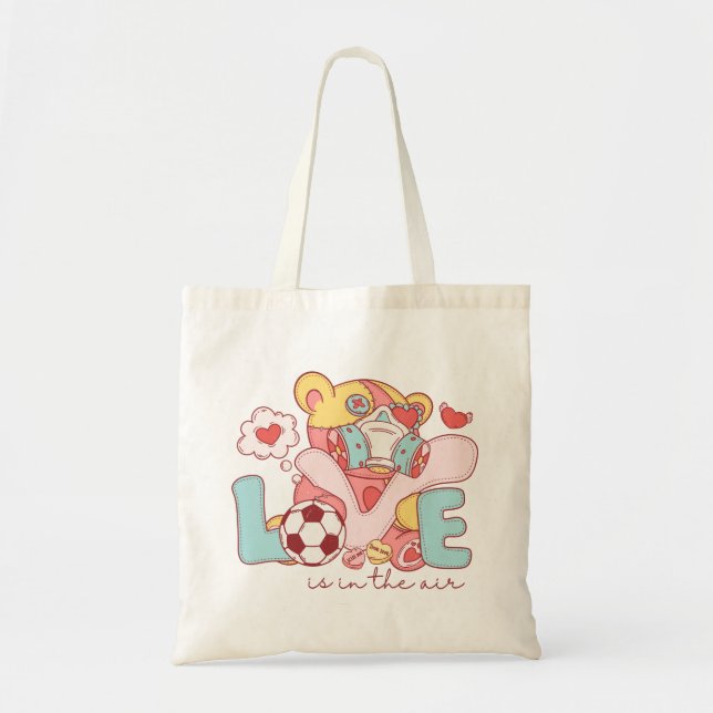 Love is in the air tote bag (Front)
