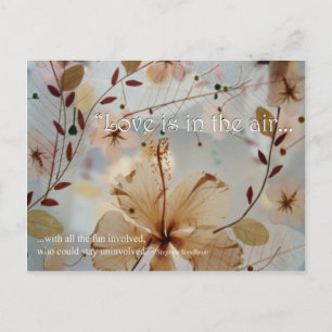 Love is in the Air Valentine Postcard
