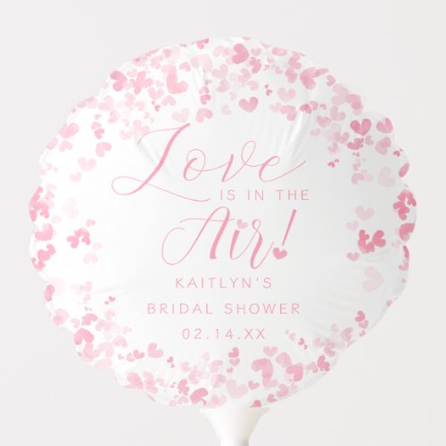 Love Is In The Air Valentines Day Bridal Shower Balloon