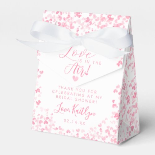 Love Is In The Air Valentines Day Bridal Shower Favor Boxes