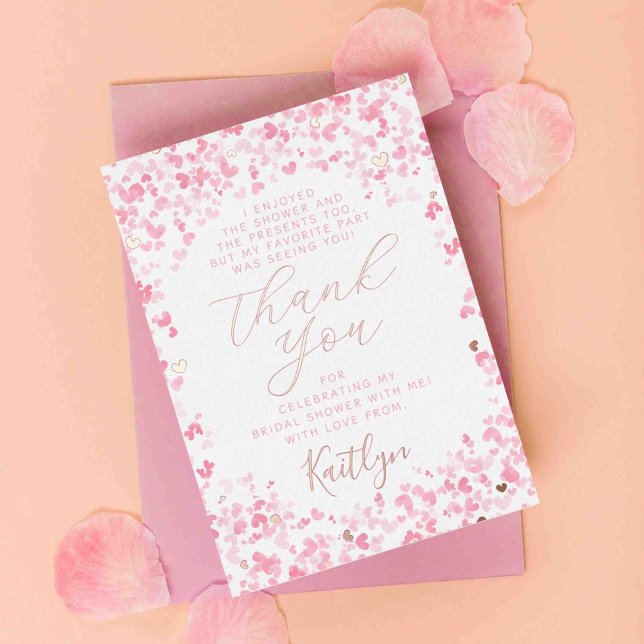 Love Is In The Air Valentine's Day Bridal Shower Foil Invitation (Creator Uploaded)