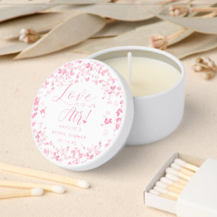 Love Is In The Air Valentine's Day Bridal Shower Mini Candle Favors