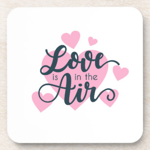 Love is in the Air Valentine's Day   Coaster