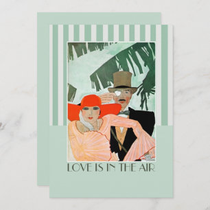 Love is in the Air Valentine's Day Party  Invitation