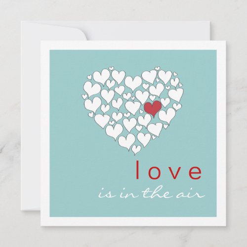 Love is in the Air Valentines Day Party Invitation