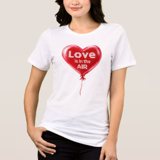 Love is in the air valentine's day Tri-Blend shirt