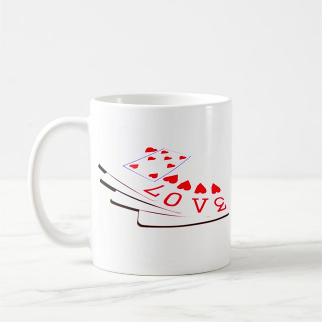 Love is in the Cards Coffee Mug (Left)