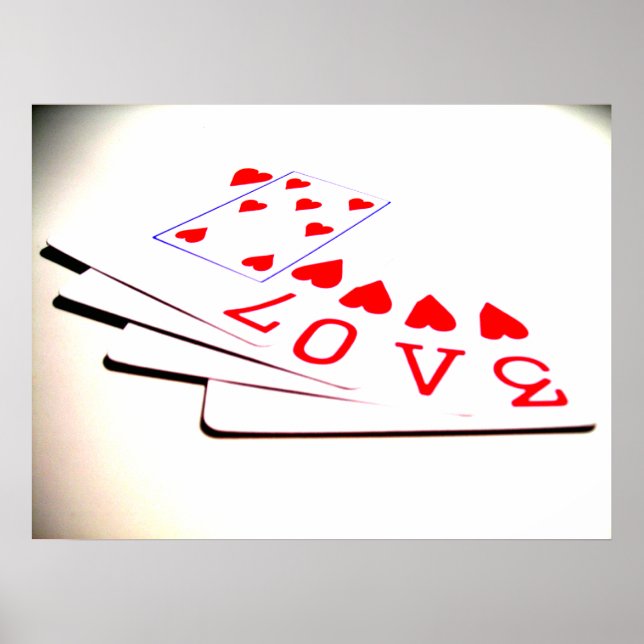 Love is in the Cards Poster (Front)
