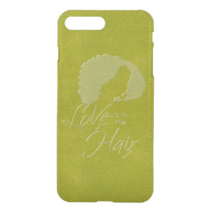 Love is in The Hair green leather look iPhone 8 Plus/7 Plus Case