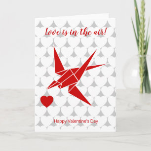 Love is in ther air holiday card