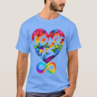 LOVE IS INFINITE LOVE PUZZLE LGBTQIA boy T-Shirt