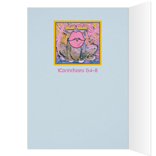 LOVE IS -JEREMIAH FROG -CHRISTIAN GREETING (Inside (Left))