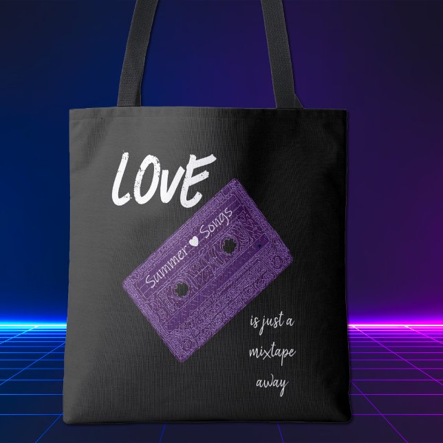 Love is Just a mixtape away Tote Bag (Creator Uploaded)