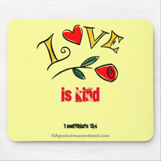 LOVE is kind ROSE Mouse Pad