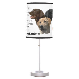Love Is Labrador Retriever Gifts Table Lamp