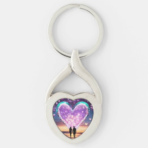 Love is life Best love picture of keychain Keychain