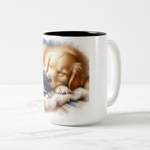 Love is life Two_Tone coffee mug