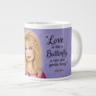 Love is like a Butterfly Giant Coffee Mug