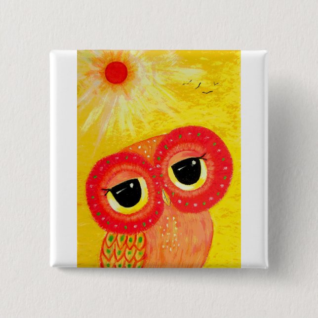 Love Is LIke The Sun Pinback Button (Front)