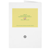 LOVE IS LILY -CHRISTIAN GREETING (Back)