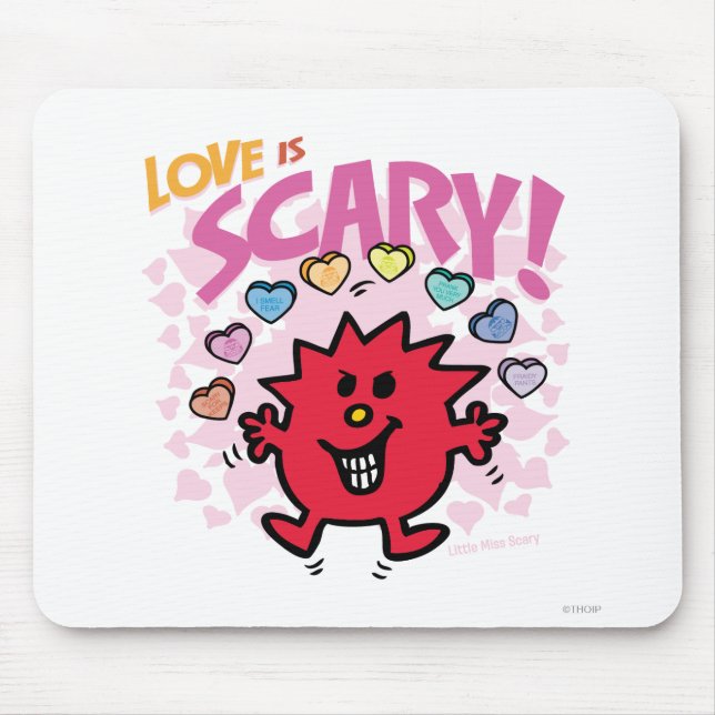 Love Is Little Miss Scary Mouse Pad (Front)