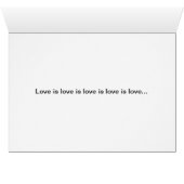 Love is love (Inside Horizontal (Bottom))