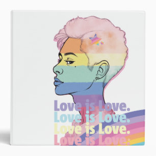 Love is Love 3 Ring Binder