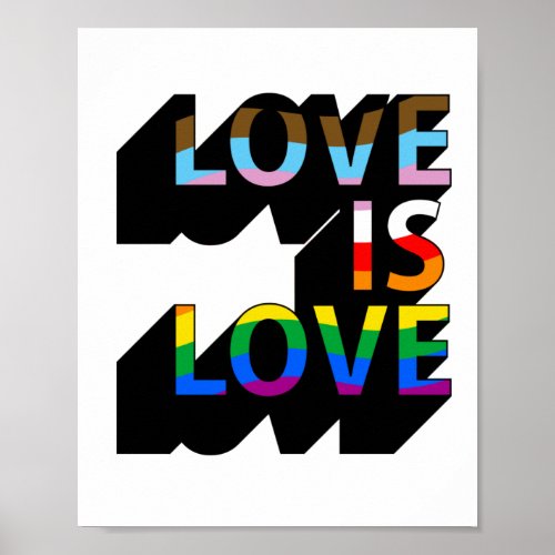 Love is Love 3D Poster