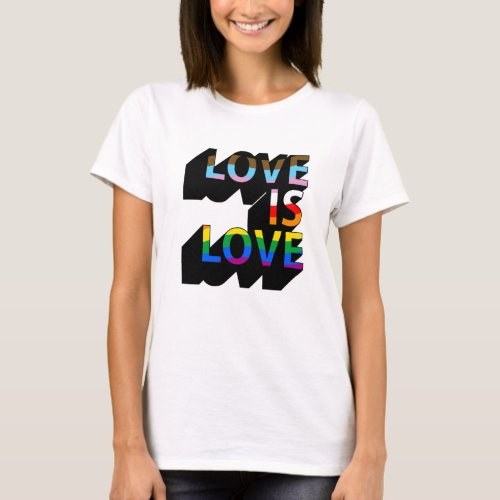 Love is Love 3D T_Shirt