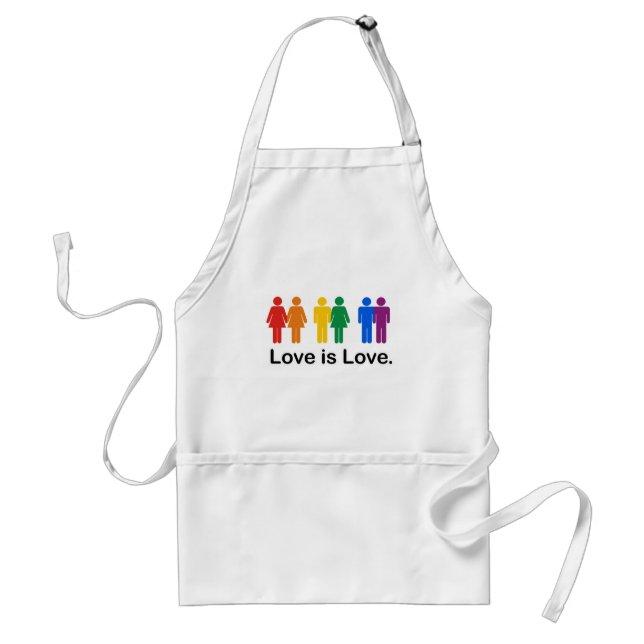 Love is Love Adult Apron (Front)