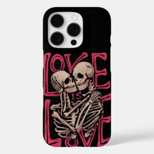 Love is love Aesthetic skeleton phonecase  iPhone 16 Pro Case