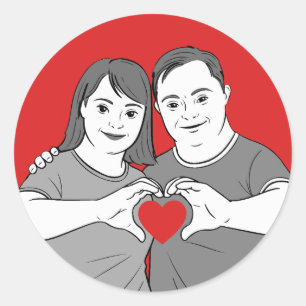 Love is Love. Amore è Amore Classic Round Sticker