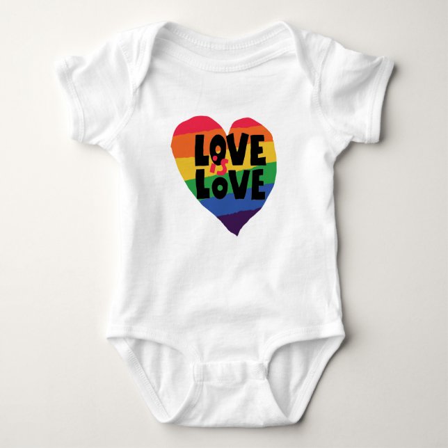 Love is Love Baby Bodysuit (Front)