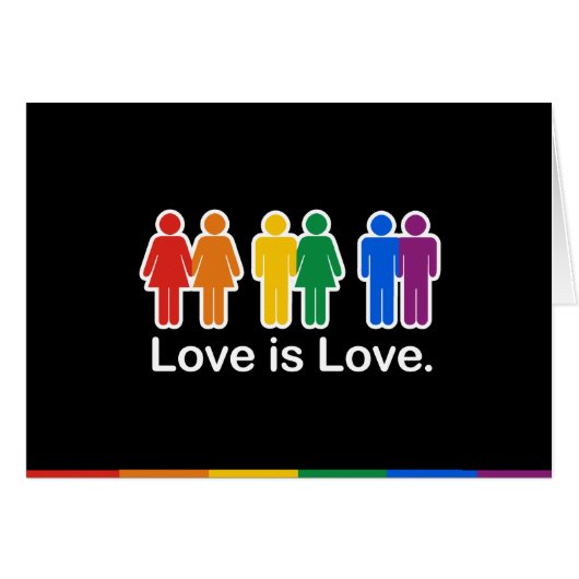 LOVE IS LOVE BASIC CARDS (Front Horizontal)
