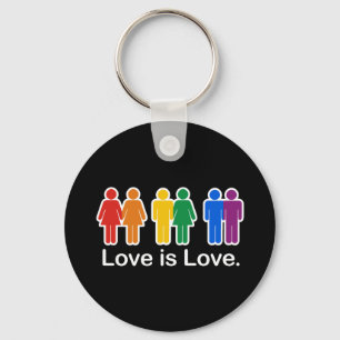 LOVE IS LOVE BASIC KEYCHAIN
