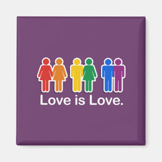 LOVE IS LOVE BASIC MAGNET