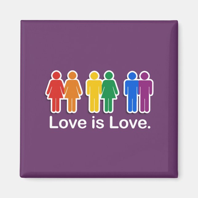 LOVE IS LOVE BASIC MAGNET (Front)