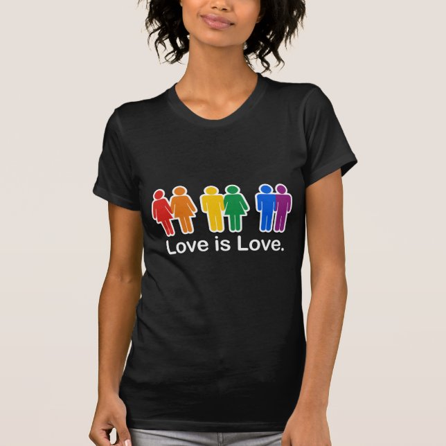 LOVE IS LOVE BASIC T-Shirt (Front)