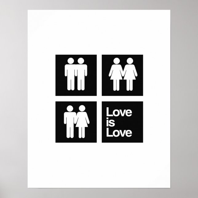 Love is Love Blocks Poster (Front)