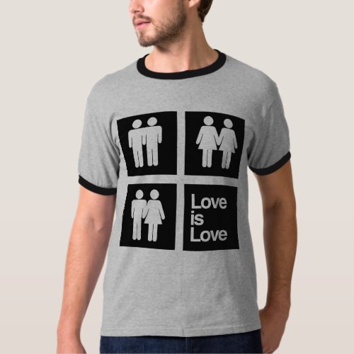 Love is Love Blocks T_Shirt