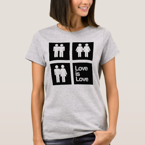 Love is Love Blocks T_Shirt