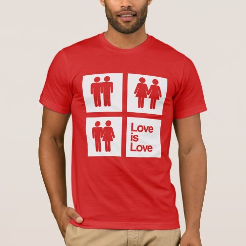 Love is Love Blocks T_Shirt