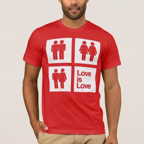 Love is Love Blocks T_Shirt